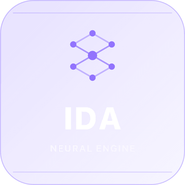 Powered by IDA Neural Engine